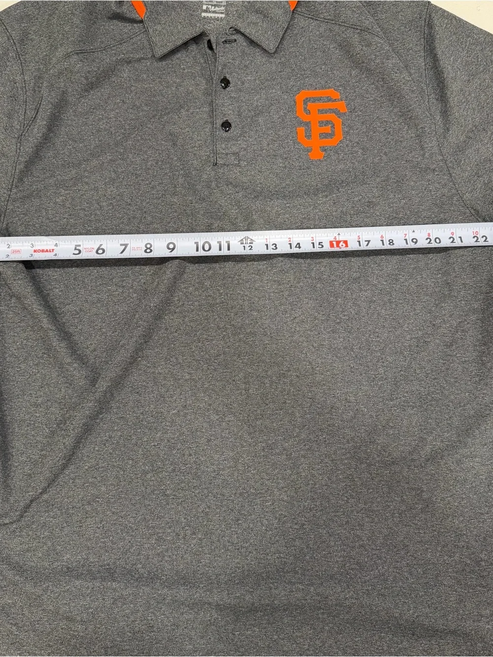 Nike Men’s MLB Dri-Fit San Francisco Giants Gray Polo - XL